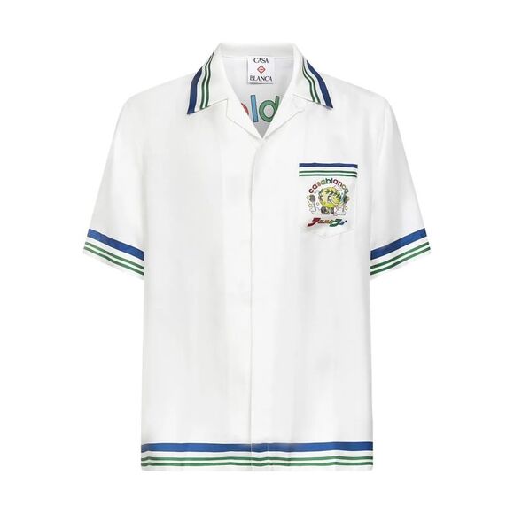 Casablanca Men Mascot Tennis Shirt - Picture 1 of 2